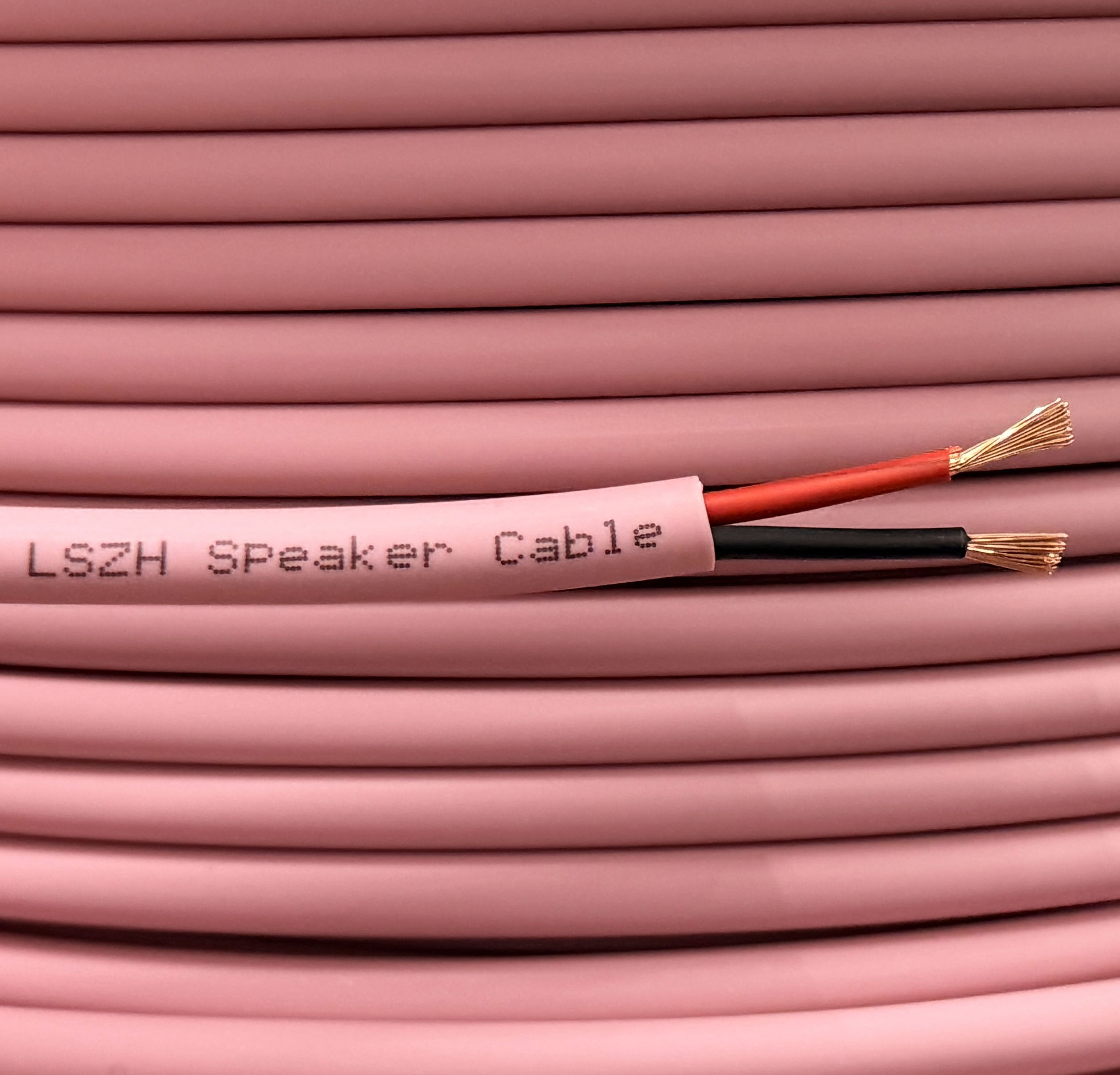 Pink Low Smoke (LSZH/LSHF), Dual Insulated Speaker Cable Reel - 16AWG 1 - View #9